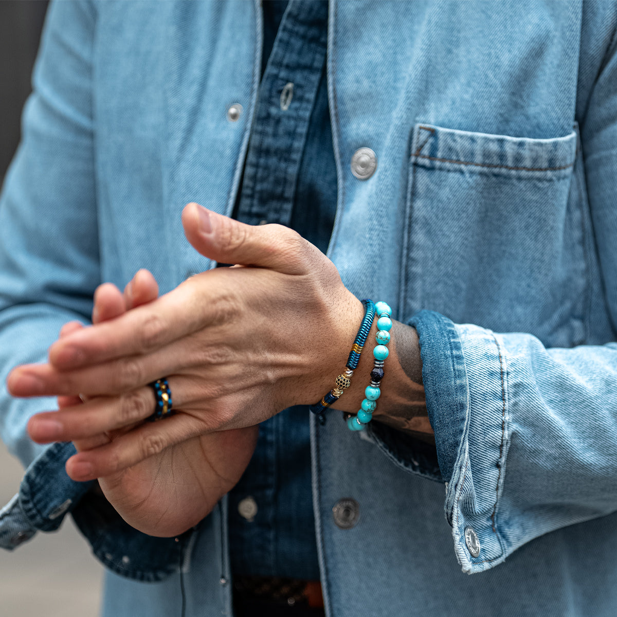 Disc Bead Bracelet